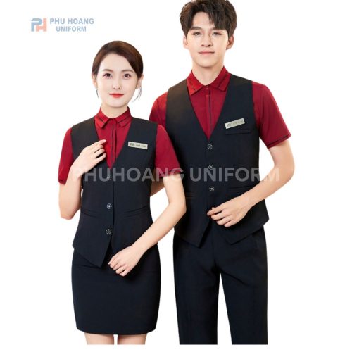 ĐỒNG PHỤC ÁO GILE MAY SẴN 002