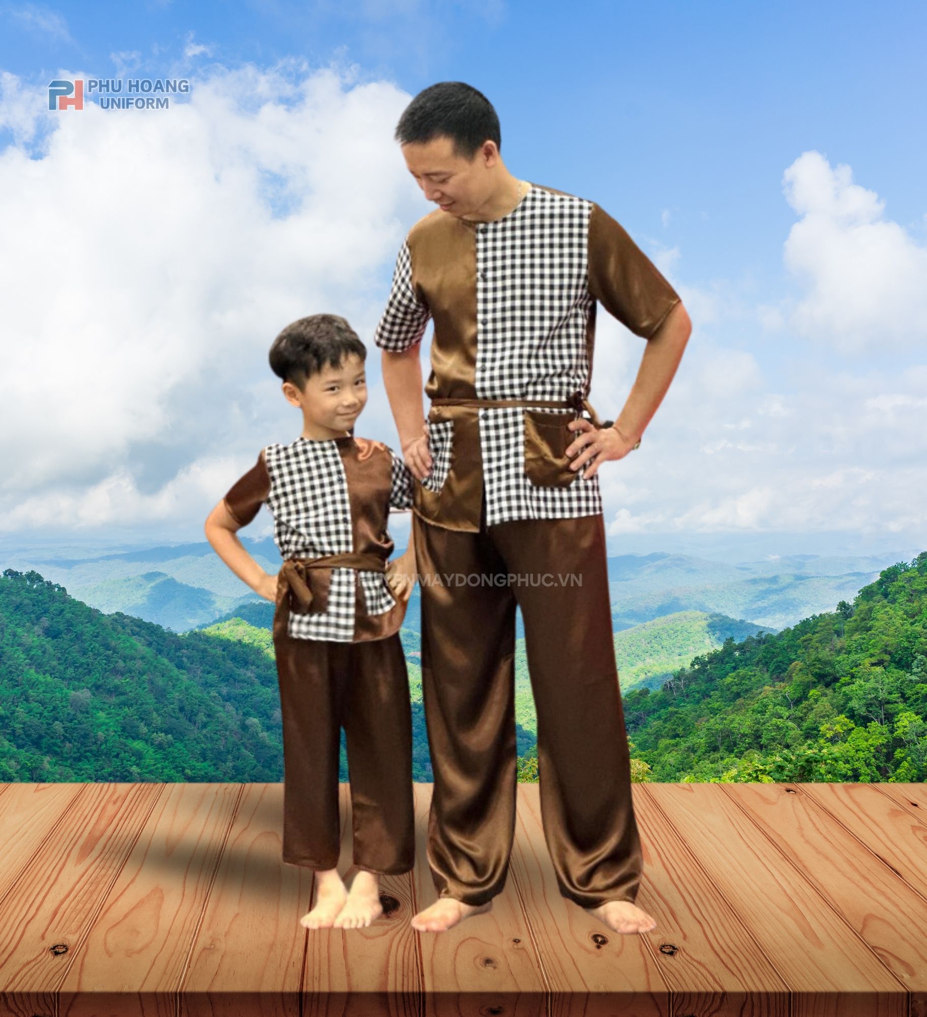ĐỒNG PHỤC ÁO BÀ BA CHO BÉ 005 Áo bà ba cho bé