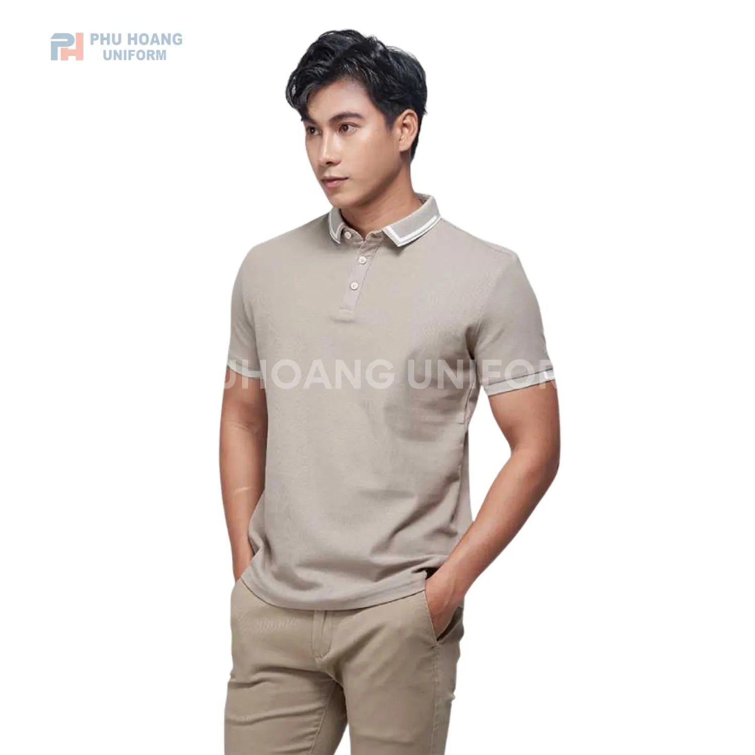 ĐỒNG PHỤC ÁO THUN CỔ TRỤ 007 Áo thun polo