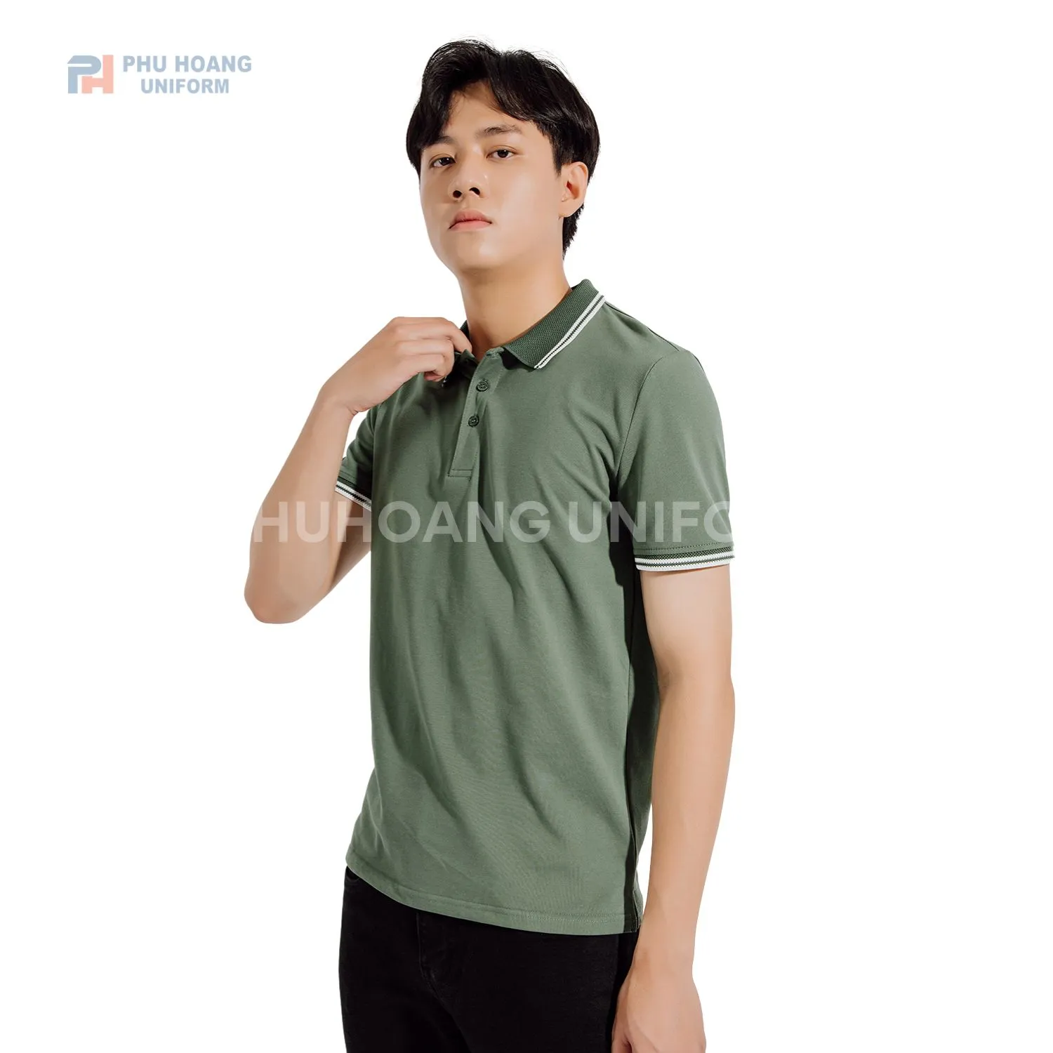 ĐỒNG PHỤC ÁO THUN CỔ TRỤ 007 Áo thun polo