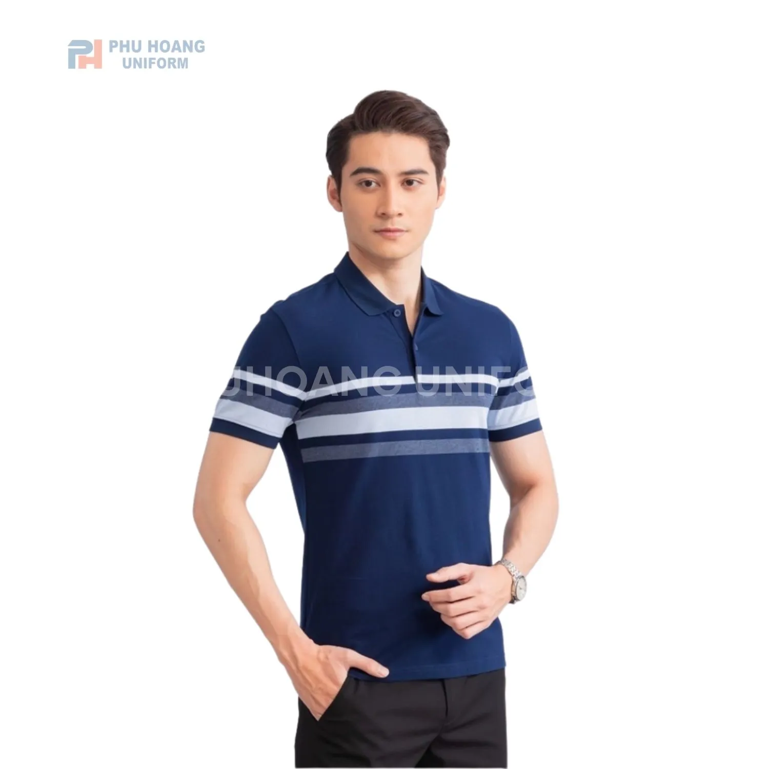 ĐỒNG PHỤC ÁO THUN CỔ TRỤ 009 Áo thun polo