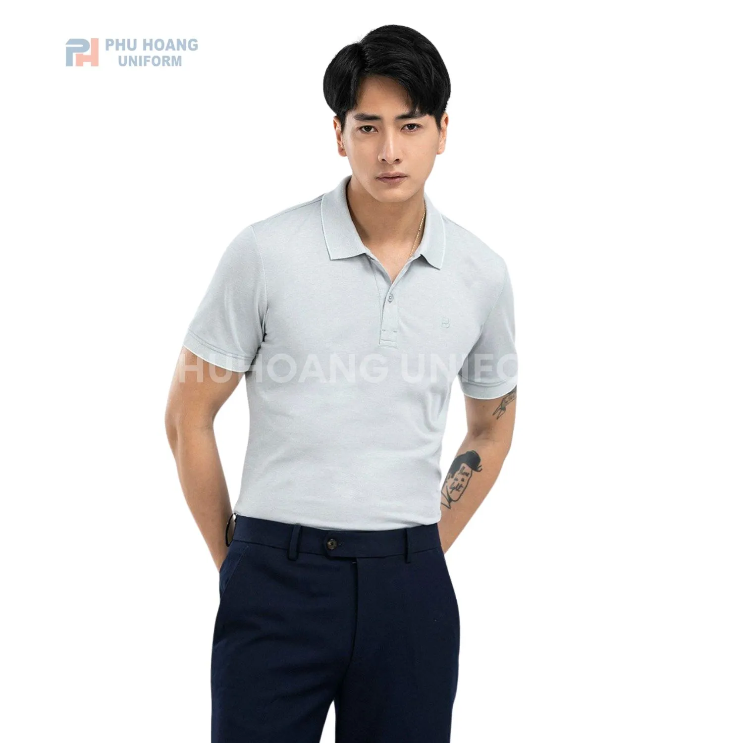 ĐỒNG PHỤC ÁO THUN CỔ TRỤ 049 Áo thun polo