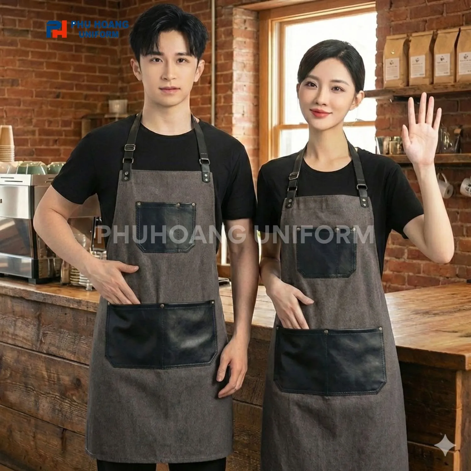 ĐỒNG PHỤC TẠP DỀ CÀ PHÊ 036 Đồng phục tạp dề