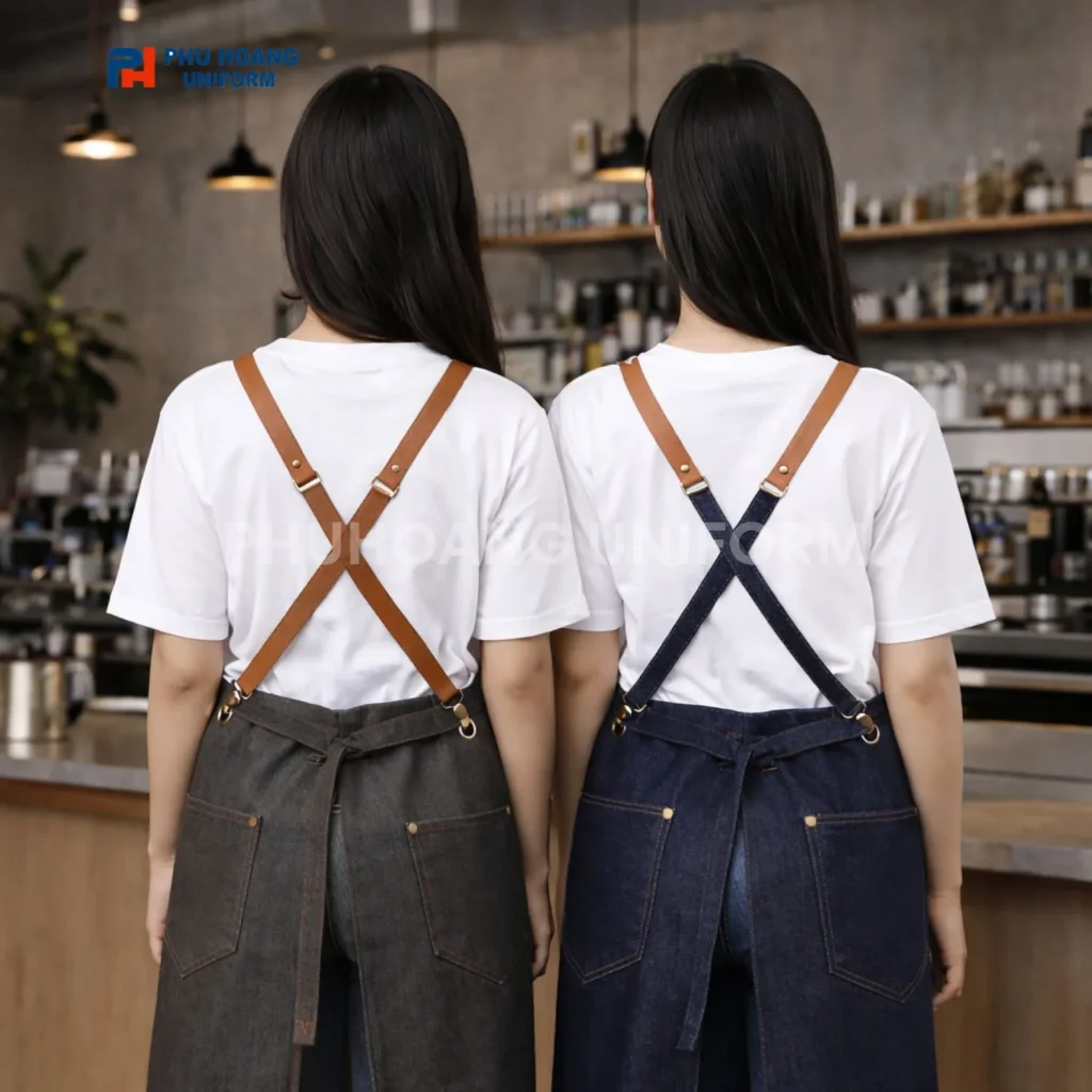 Tạp dề đeo chéo