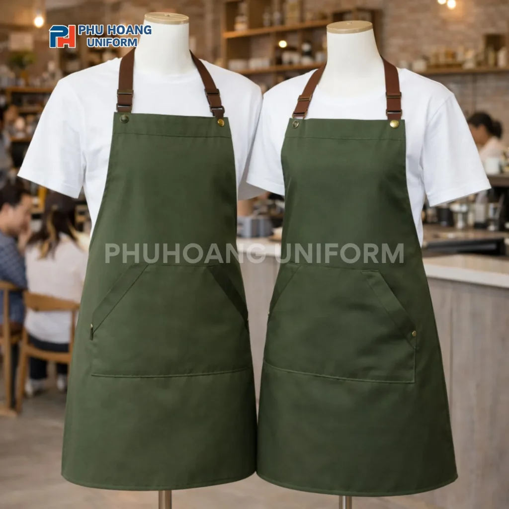 Tạp dề vải canvas