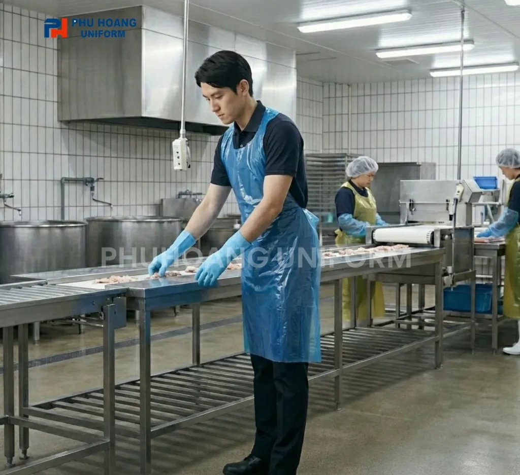 Tạp Dề Nhà Hàng 2026 – Top Kiểu Dáng Đẹp Cho Từng Vị Trí