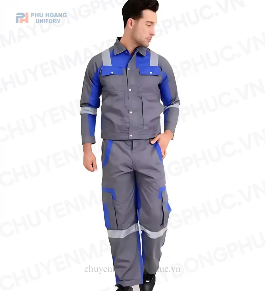 Đồng phục công nhân kaki tay dài