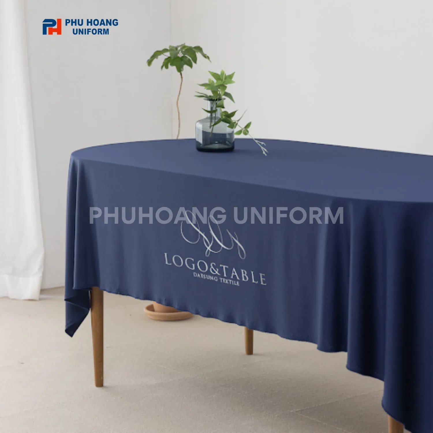 KHĂN TRẢI BÀN IN LOGO 027 Khăn trải bàn sự kiện