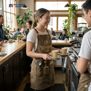 Tạp Dề Nhà Hàng 2026 – Top Kiểu Dáng Đẹp Cho Từng Vị Trí