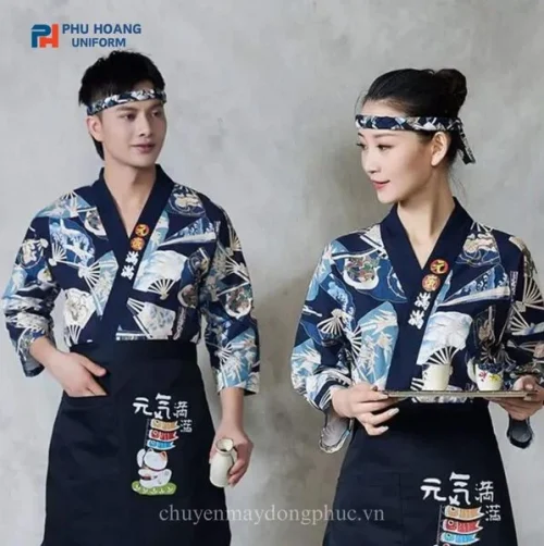 áo bếp nhật bản