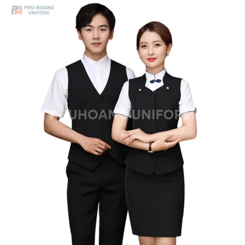 Áo gile phục vụ