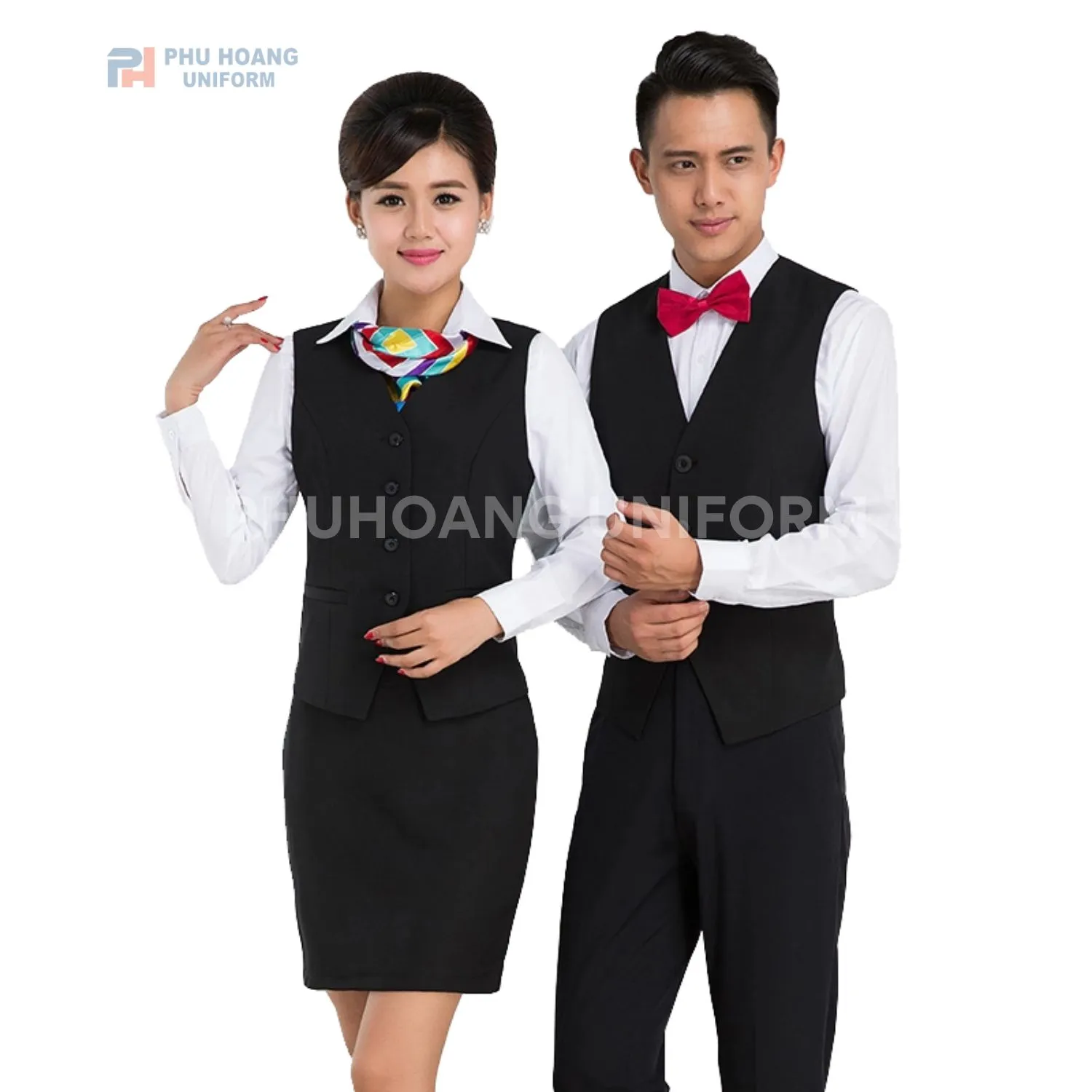 ĐỒNG PHỤC ÁO GILE PHỤC VỤ 033 Áo gile phục vụ