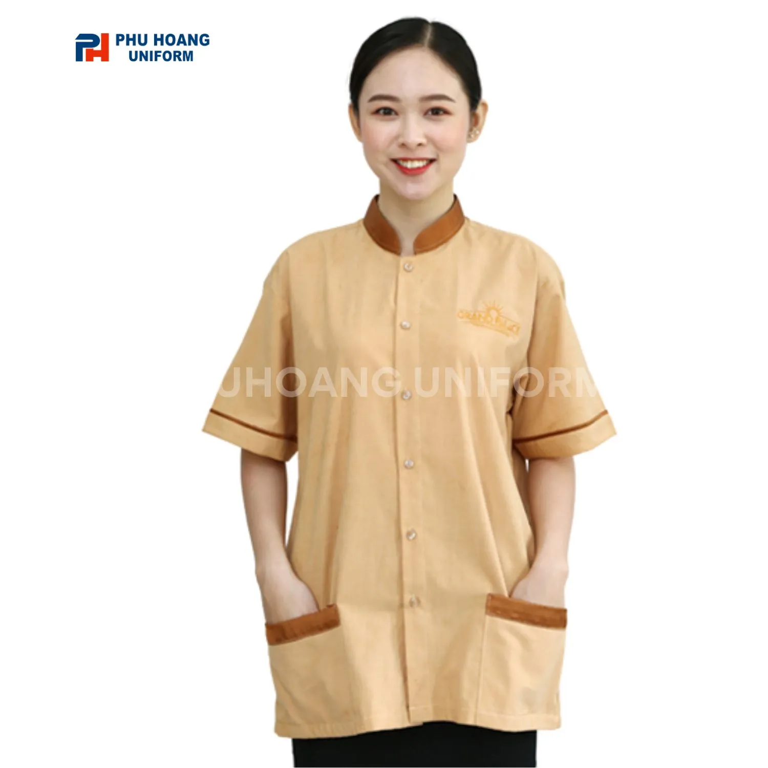 ĐỒNG PHỤC ÁO TẠP VỤ 001 Áo tạp vụ