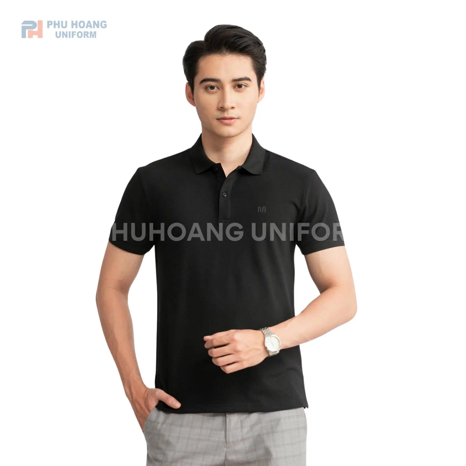 ĐỒNG PHỤC ÁO THUN CỔ TRỤ 044 Áo polo