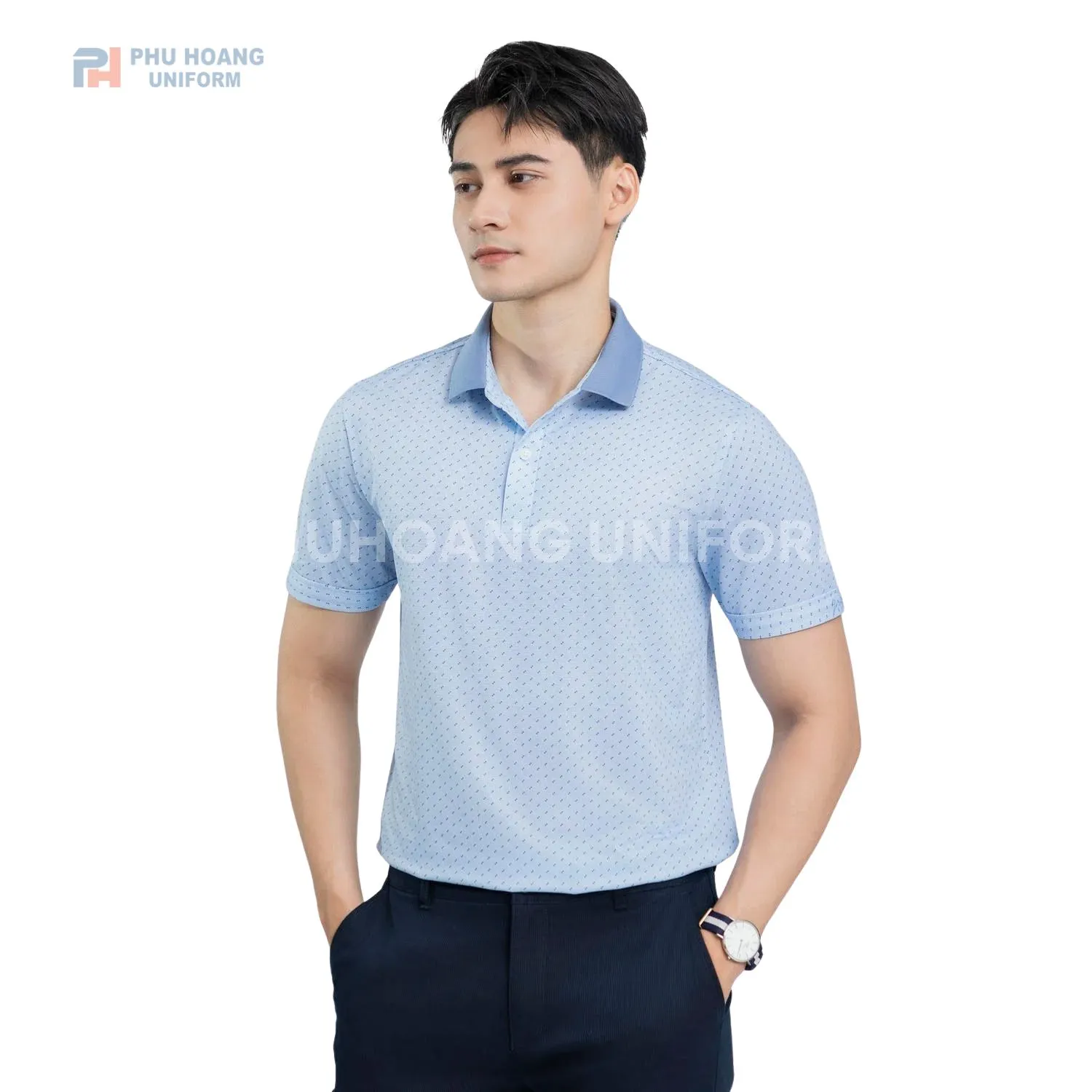 ĐỒNG PHỤC ÁO THUN CỔ TRỤ 042 Áo thun polo