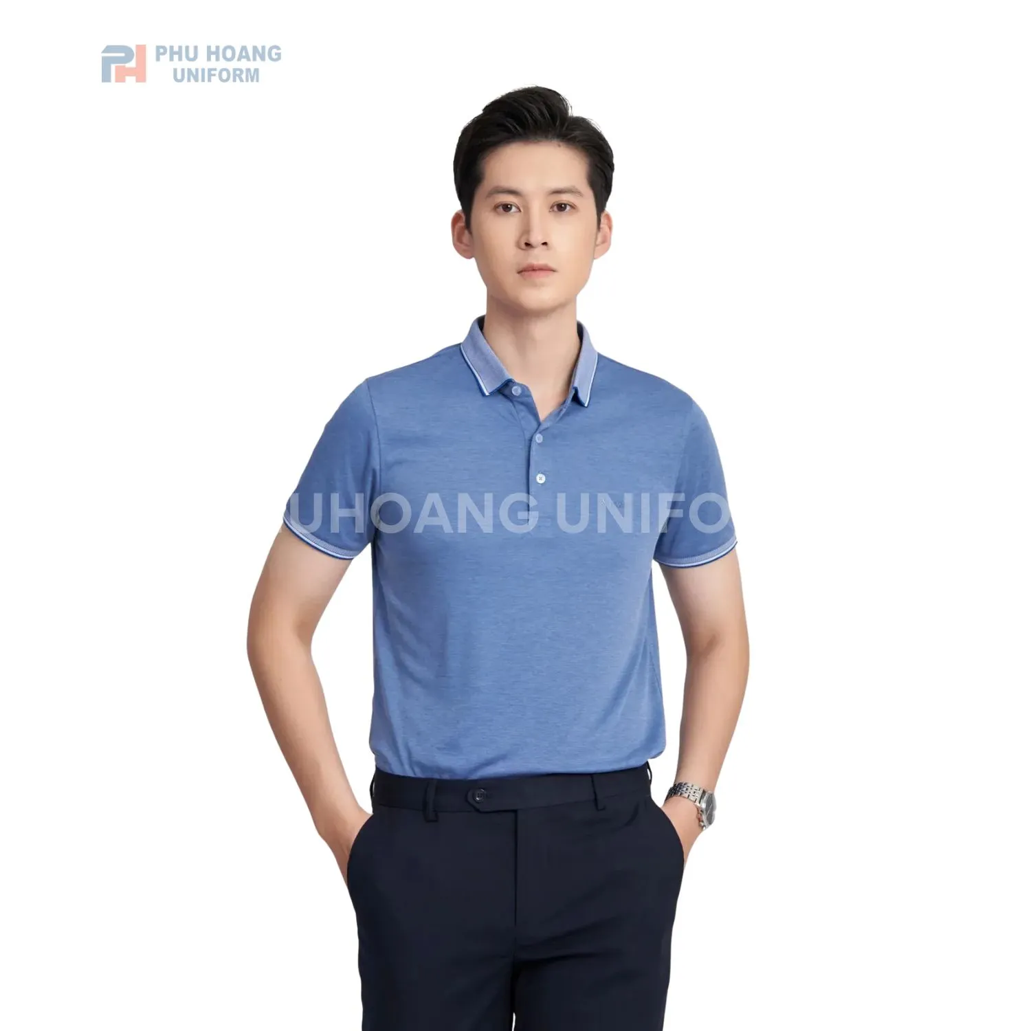 ĐỒNG PHỤC ÁO THUN CỔ TRỤ 041 Áo thun polo