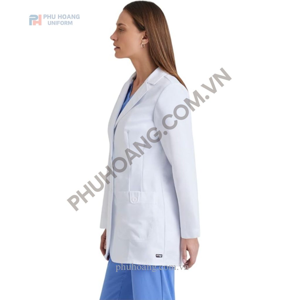 Đồng phục bác sĩ may sẵn 019b Đồng phục bác sĩ may sẵn 019b