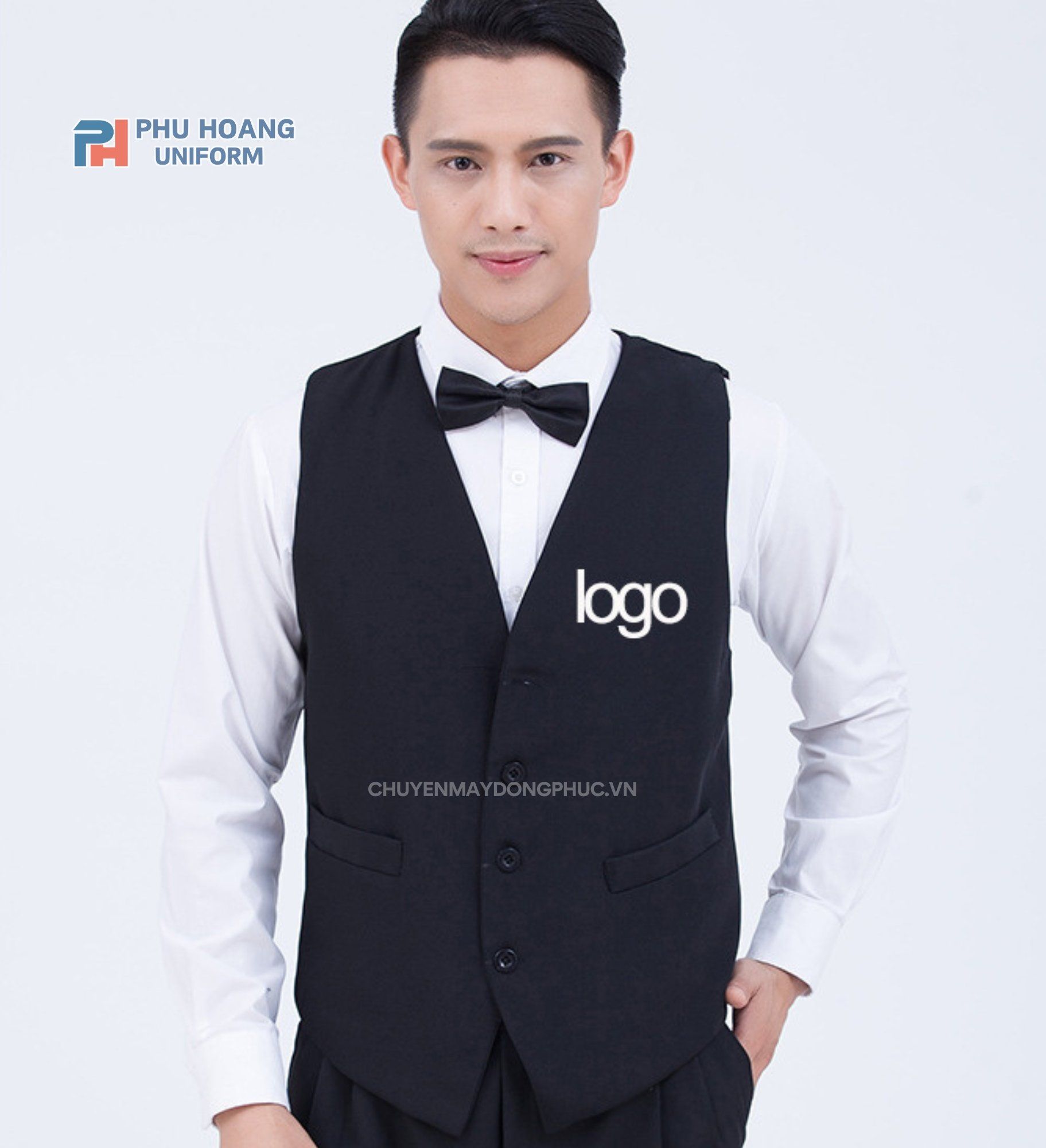 ĐỒNG PHỤC ÁO GILE PHỤC VỤ 008 Áo gile phục vụ