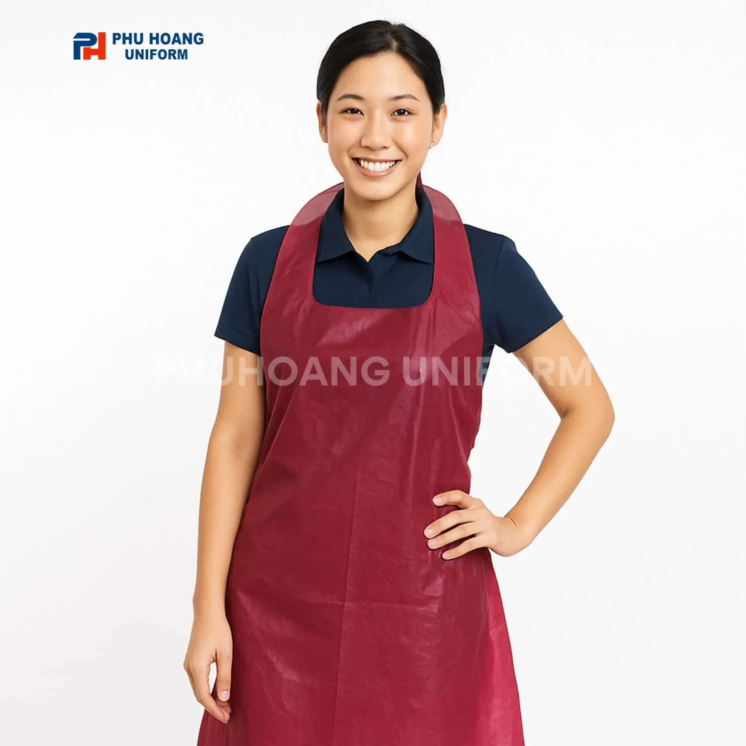 ĐỒNG PHỤC TẠP DỀ NILON 010 Tạp dề nilon