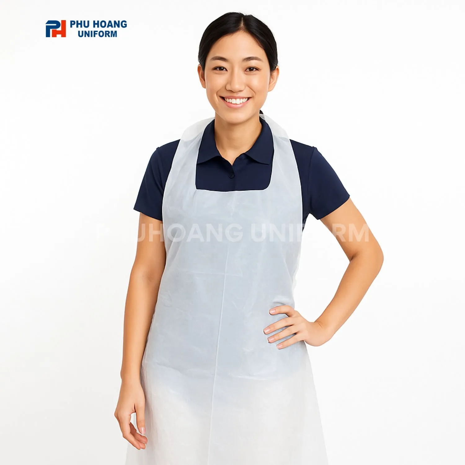 ĐỒNG PHỤC TẠP DỀ NILON 019 Tạp dề nilon