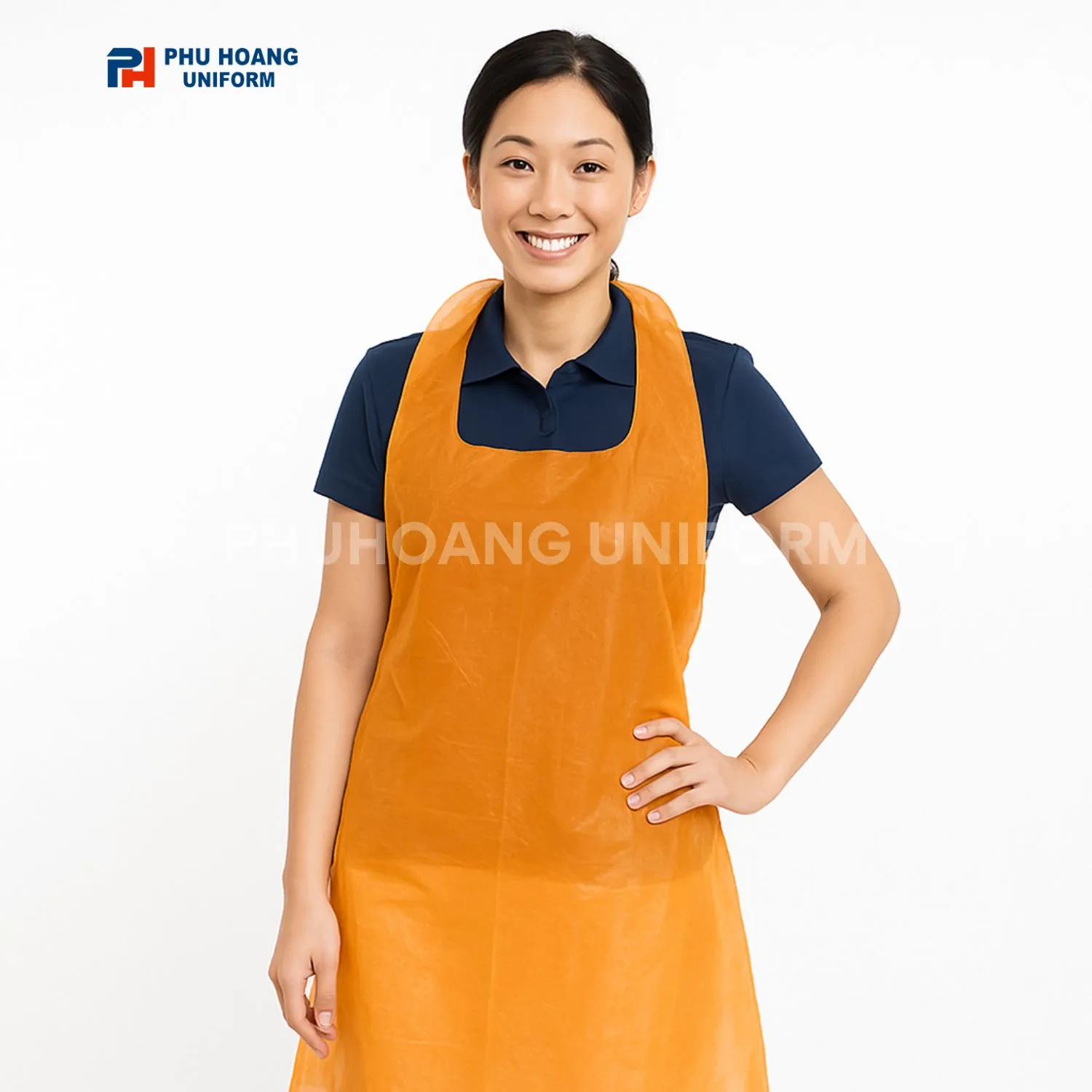 ĐỒNG PHỤC TẠP DỀ NILON 019 Tạp dề nilon