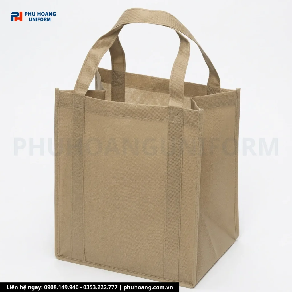Túi Vải Không Dệt Màu Be