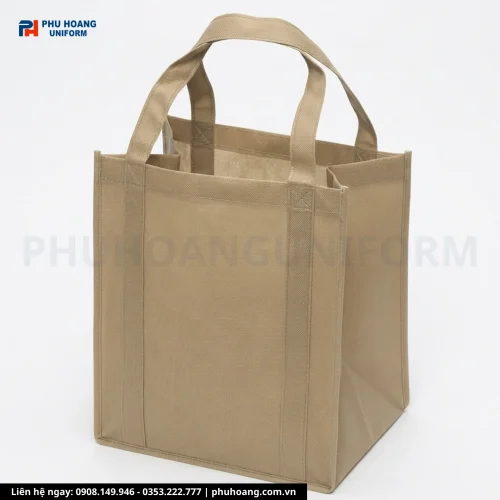 Túi Vải Không Dệt Màu Be