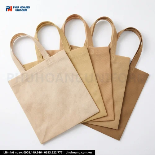 Túi Vải Không Dệt Màu Be