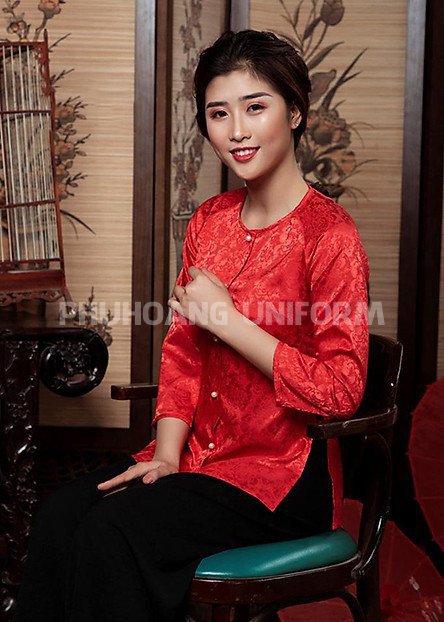 ĐỒNG PHỤC ÁO BÀ BA 004 Áo bà ba nữ trơn