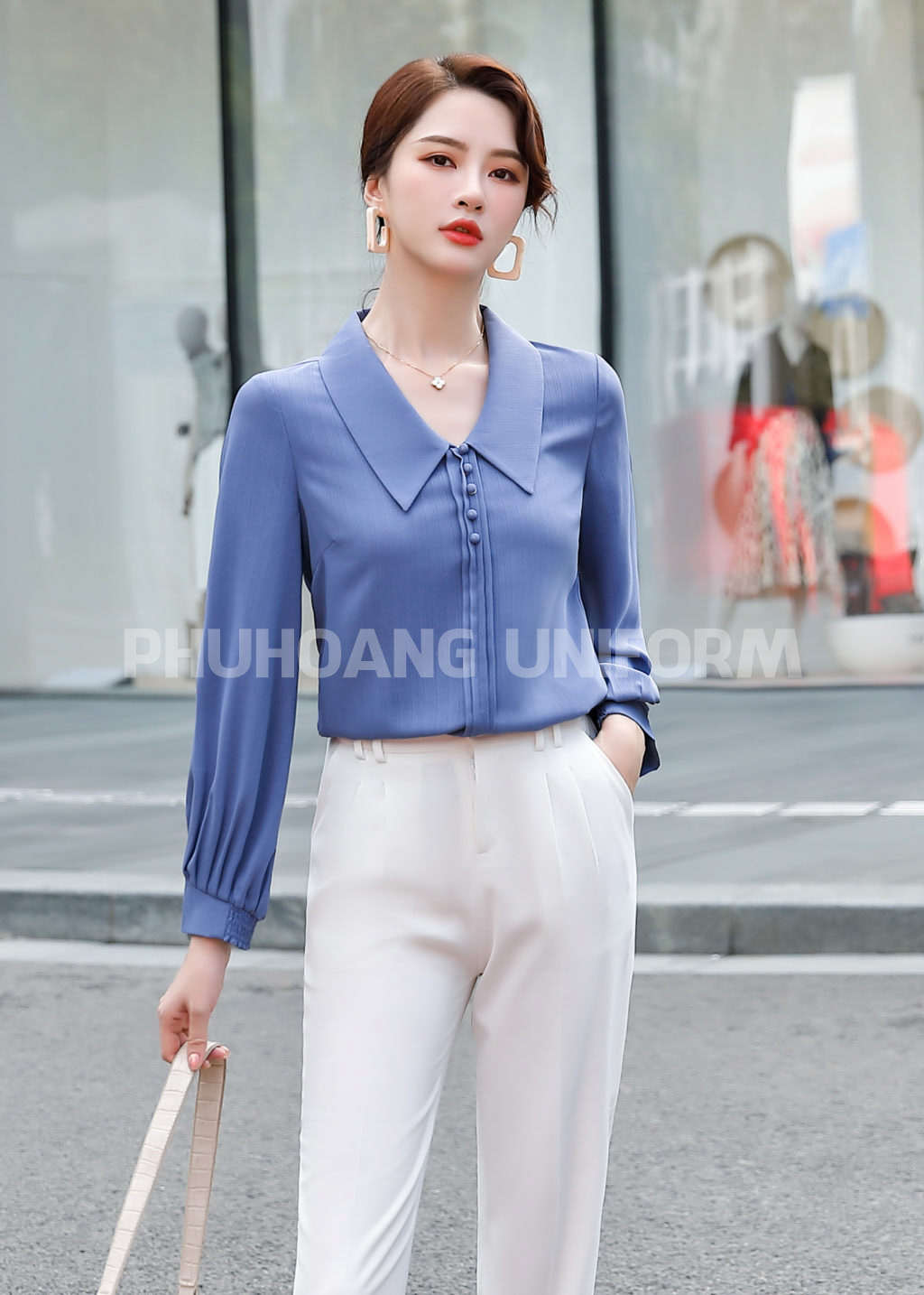 đồng phục áo sơ mi nữ