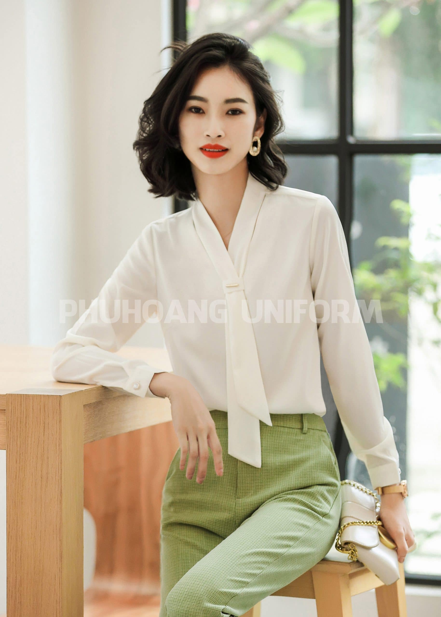 áo sơ mi nữ đồng phục công sở