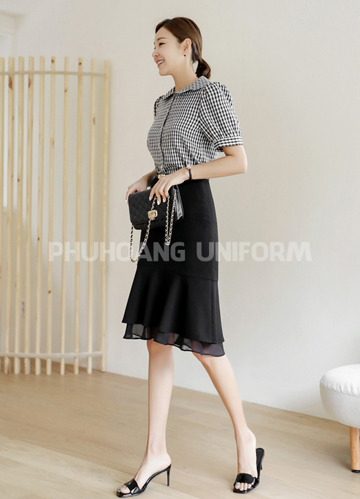 chân váy công sở đồng phục