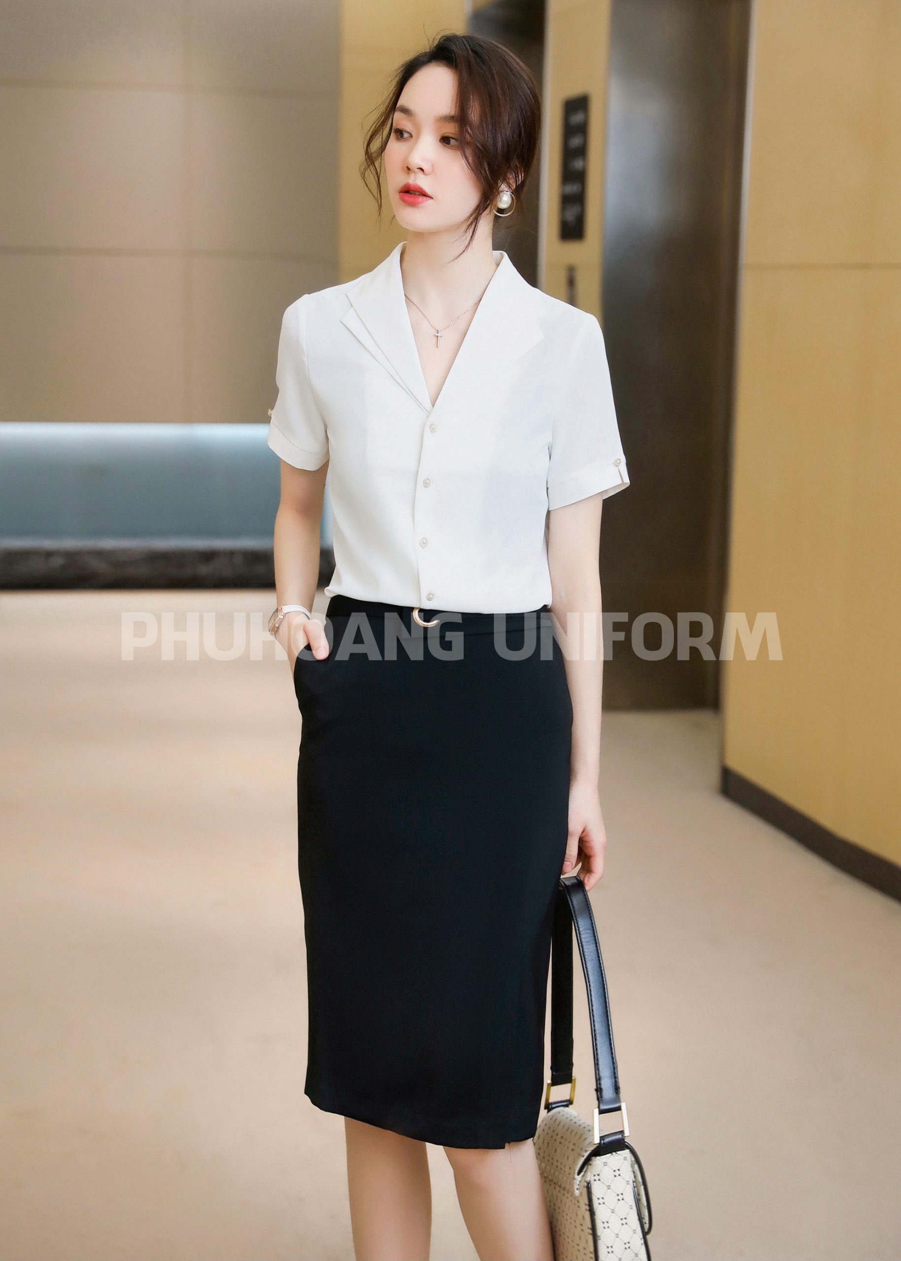 đồng phục áo sơ mi nữ