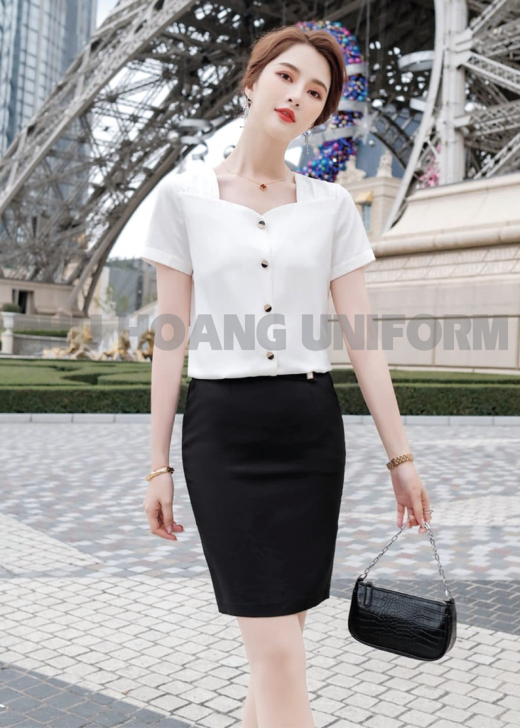 đồng phục áo sơ mi trắng