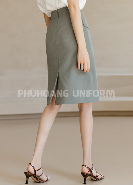 đồng phục chân váy công sở
