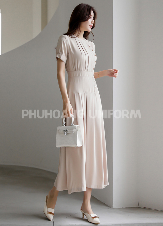 đồng phục đầm công sở nữ