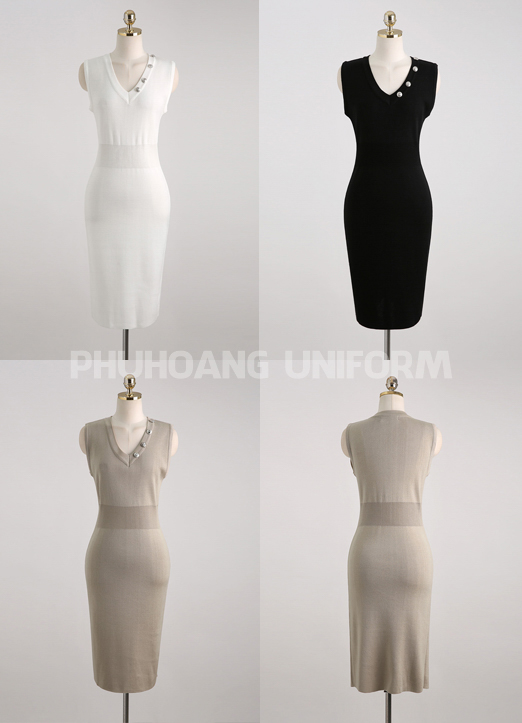 đồng phục đầm công sở nữ
