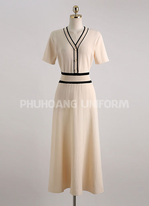 đồng phục đầm công sở nữ