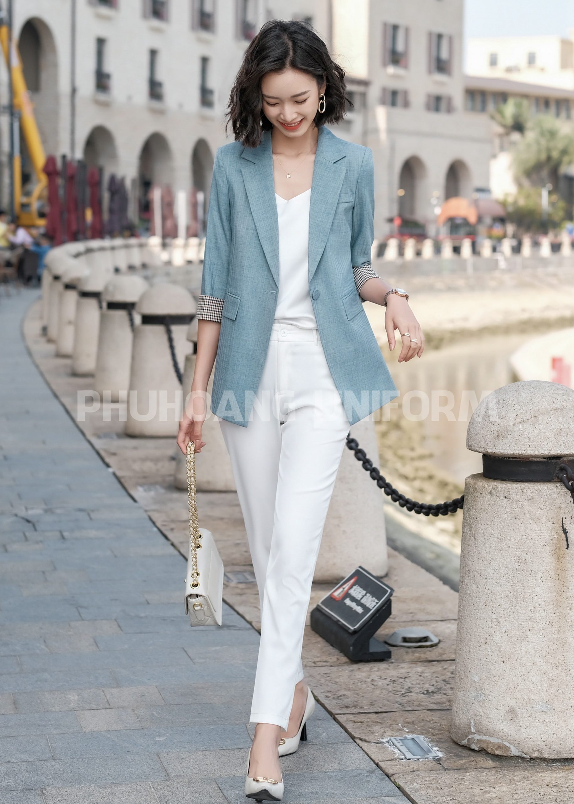 Đồng phục vest nữ công sở