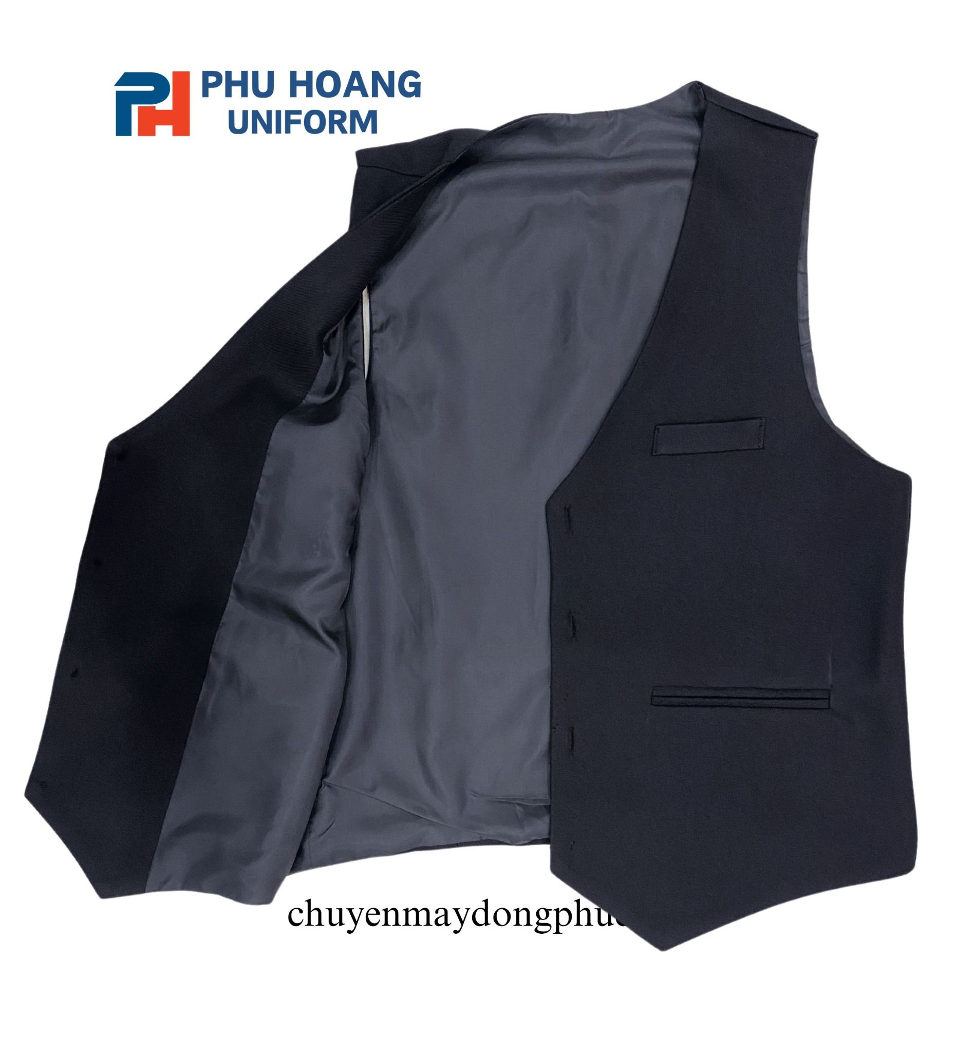 ÁO GILE PHỤC VỤ NHÀ HÀNG 002 Áo gile phục vụ