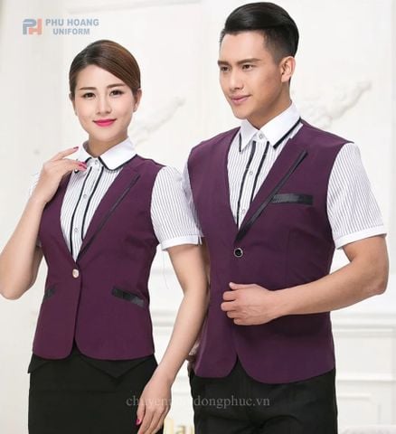 Áo gile phục vụ