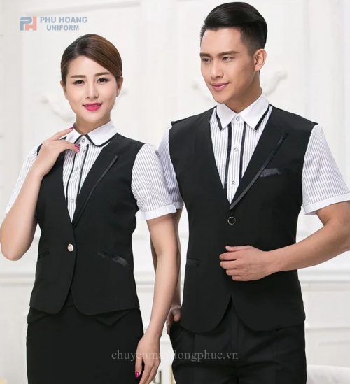 Áo gile phục vụ