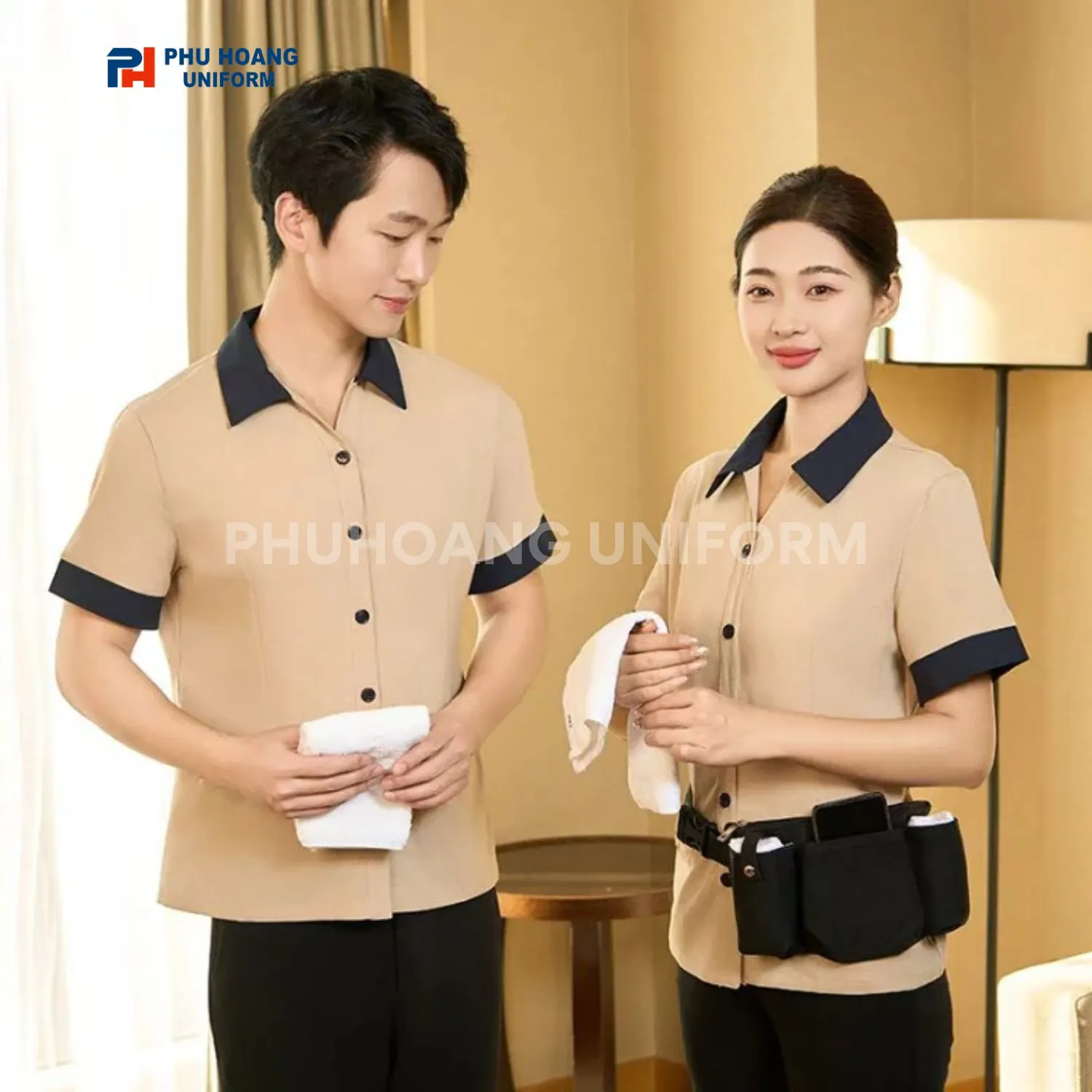 ĐỒNG PHỤC ÁO TẠP VỤ 021 Áo tạp vụ