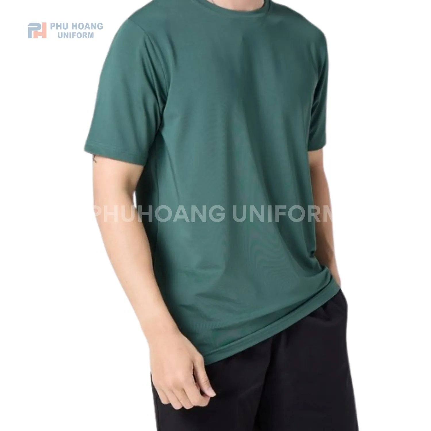 ĐỒNG PHỤC ÁO THUN CỔ TRÒN 035 Áo thun cổ tròn