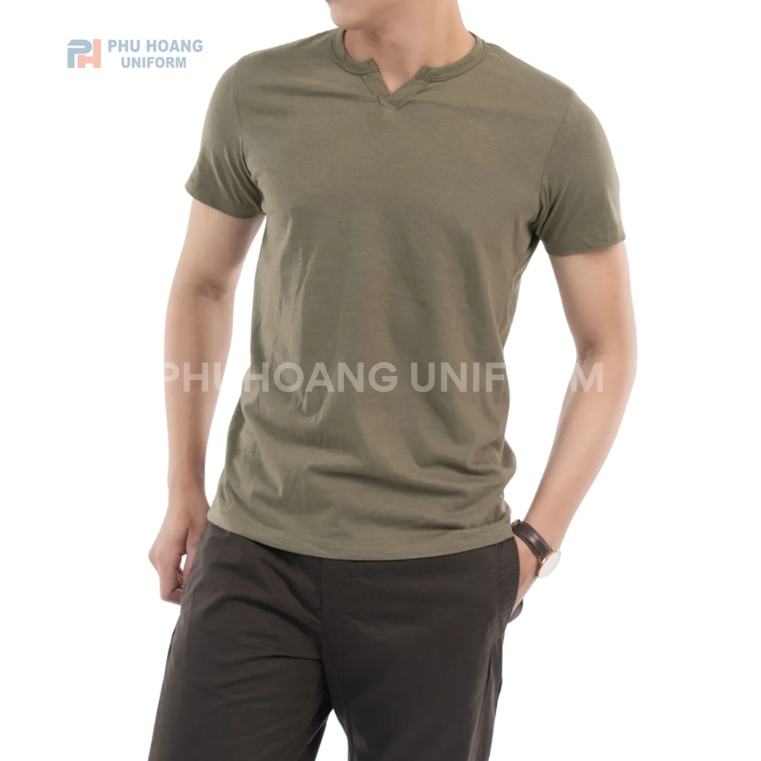 ĐỒNG PHỤC ÁO THUN CỔ TRÒN 035 Áo thun cổ tròn