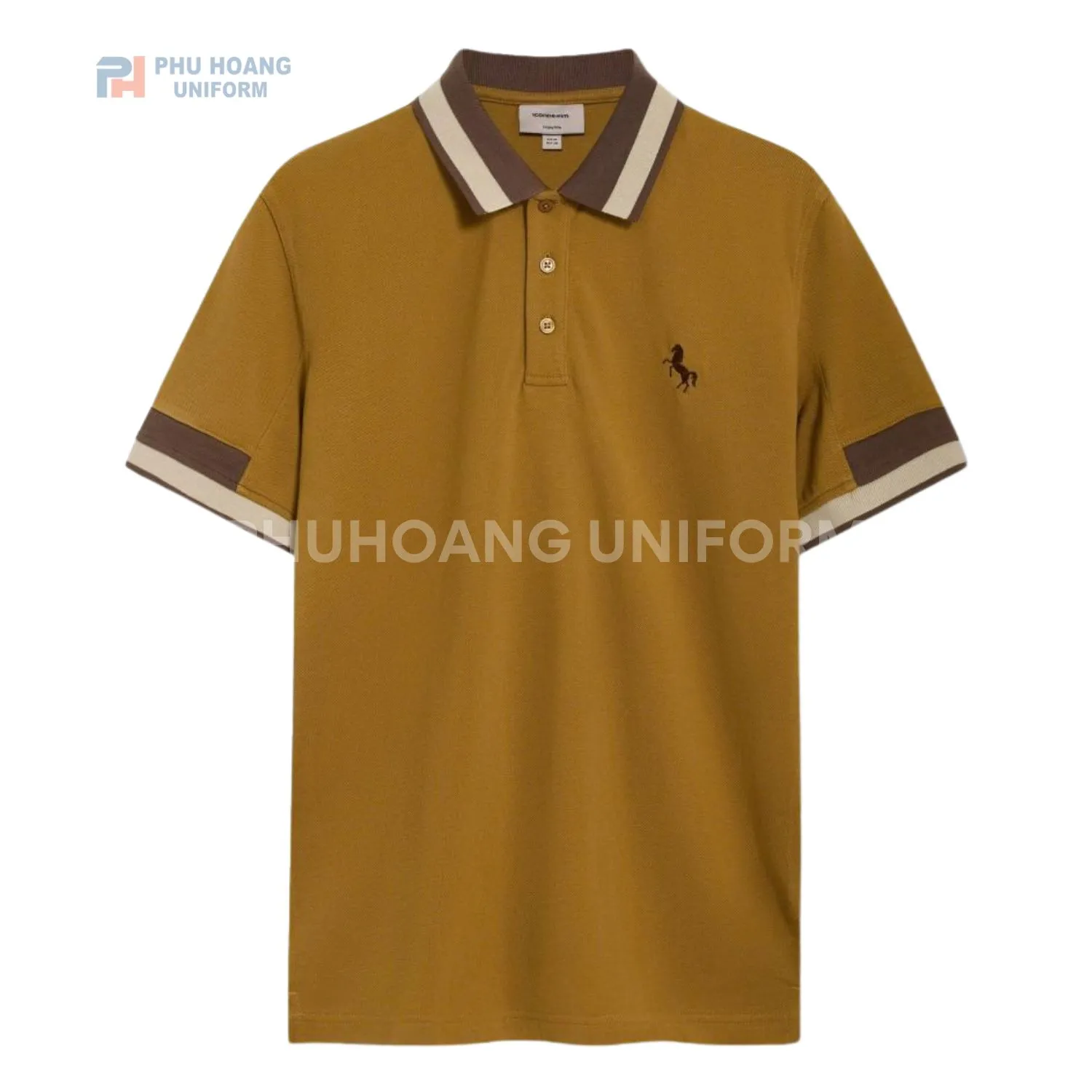 ĐỒNG PHỤC ÁO THUN CỔ TRỤ 011 Áo polo