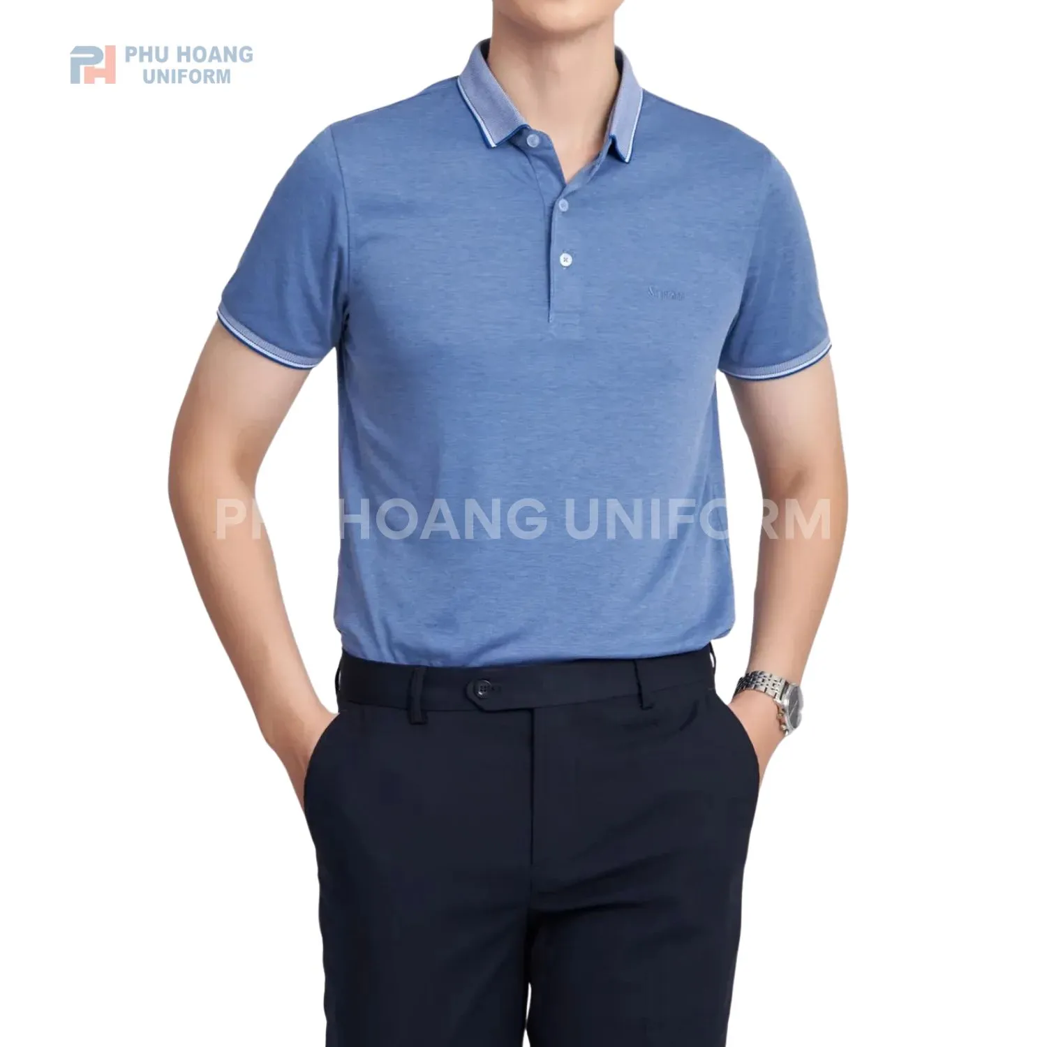 ĐỒNG PHỤC ÁO THUN CỔ TRỤ 037 Áo thun polo
