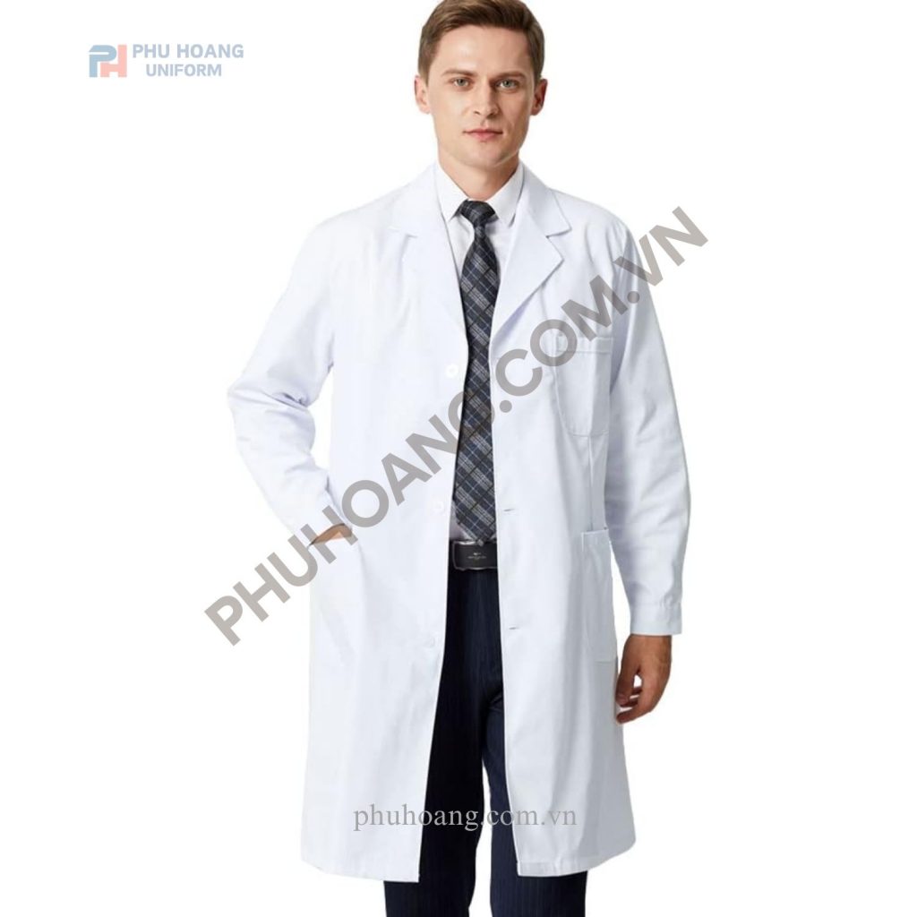 Đồng phục bác sĩ may sẵn 027b Đồng phục bác sĩ may sẵn 027b