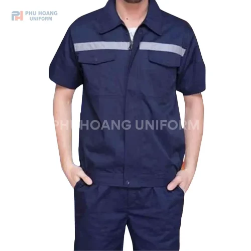 Đồng phục công nhân tay ngắn