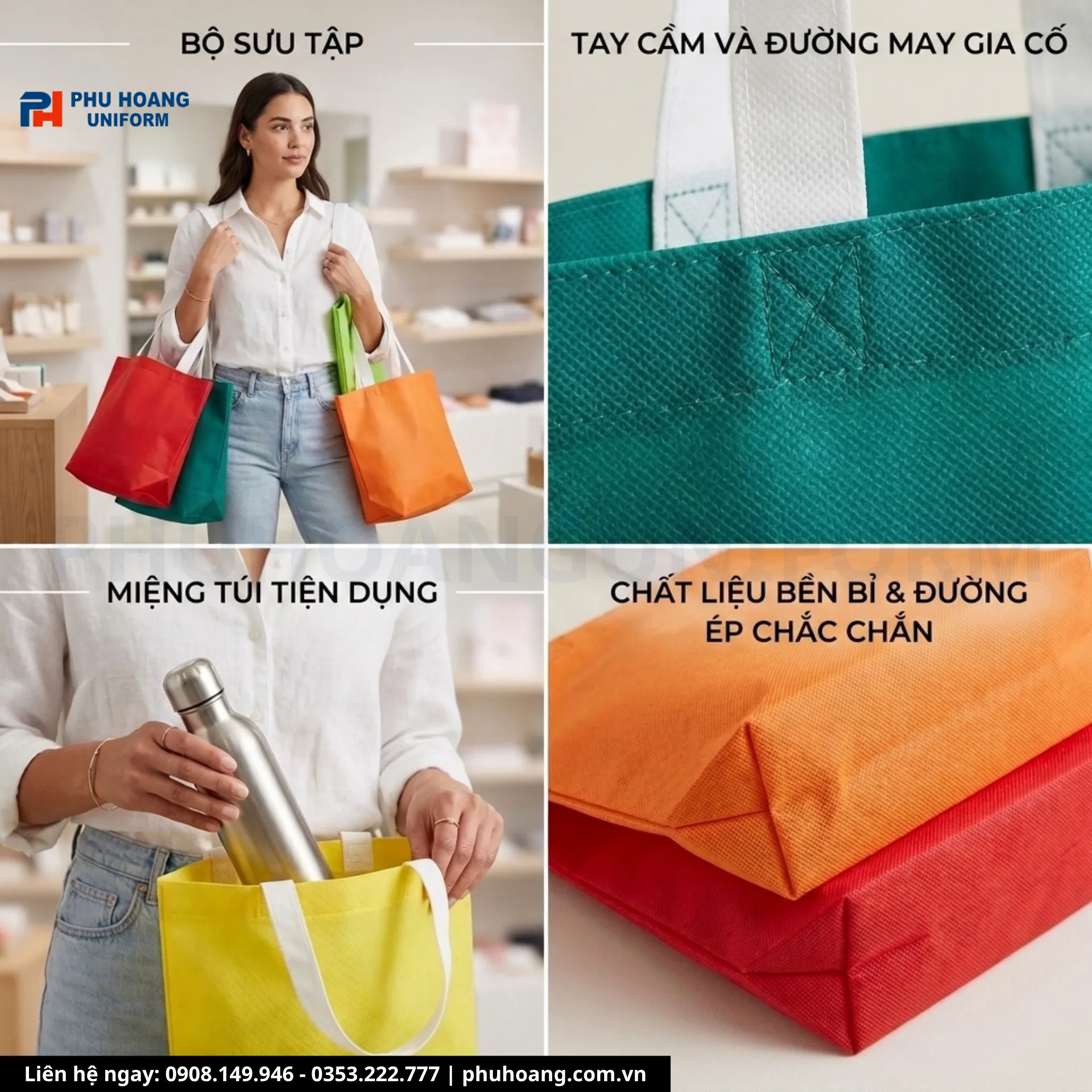 tui-vai-khong-det-day-hop-quai-ngan_4 Túi Vải Không Dệt Đáy Hộp Quai Ngắn